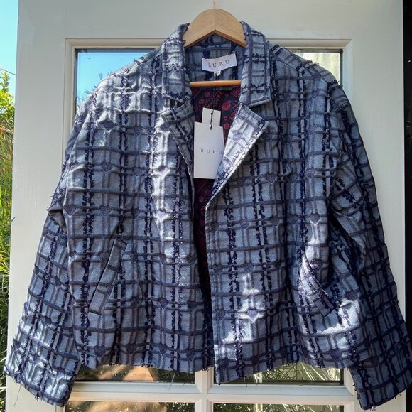 Buru Cropped Boyfriend Blazer Jacket